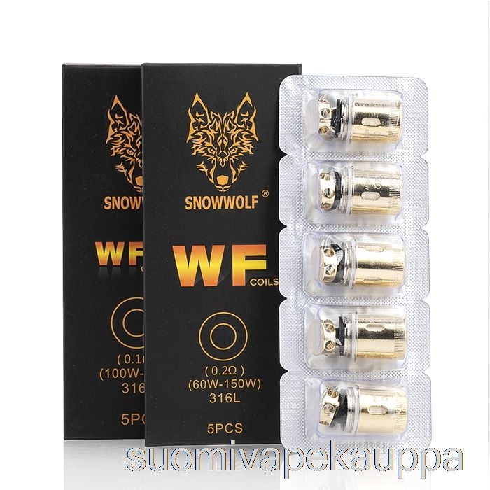 Vape Kauppa Snowwolf Wolf Wf Vaihtokelat 0,15 Ohm Wf-h-m Verkkokelat